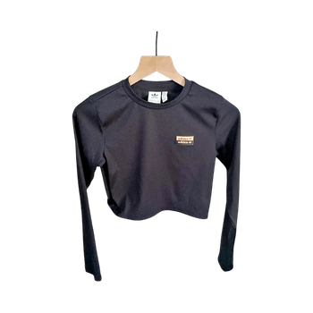 Adidas Ribbed Crop Long Sleeve