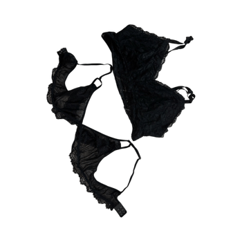Kaksi eri pitsibralette