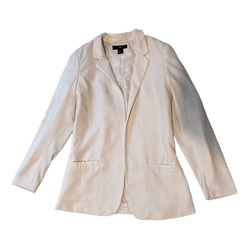 White H&M blazer
