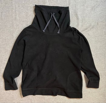 Old Navy Black fleece funnel neck