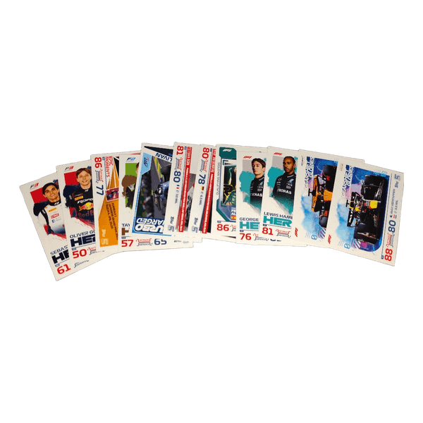 F1 topps trading card collection