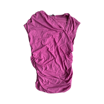 Vartalonmyötäinen pinkki paita