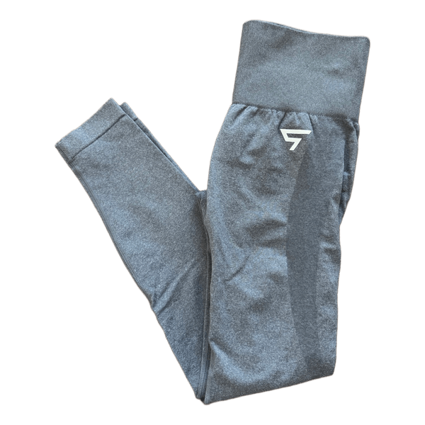 Grey seamless sports leggings