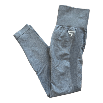 Grey seamless sports leggings