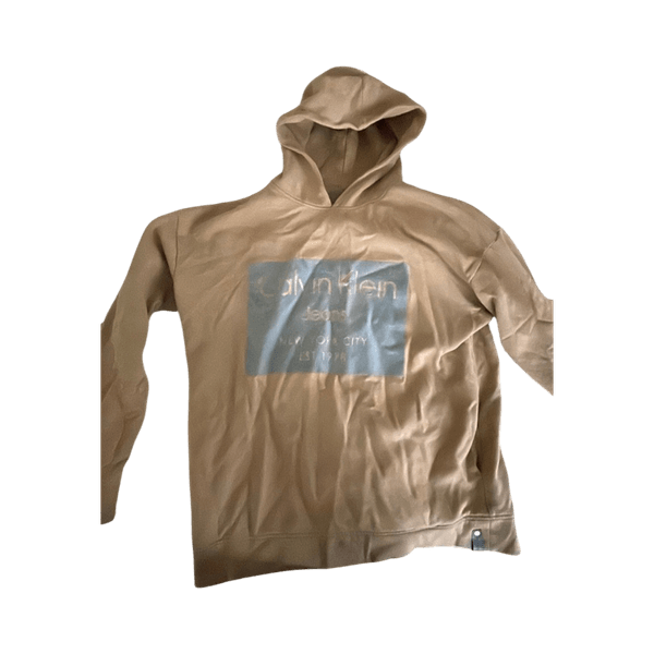 Beige calvin kleinin huppari