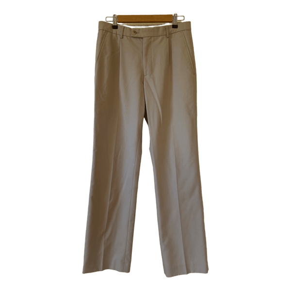Beige tailored trousers