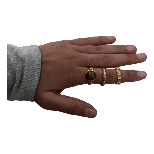 Guld ringe sæt