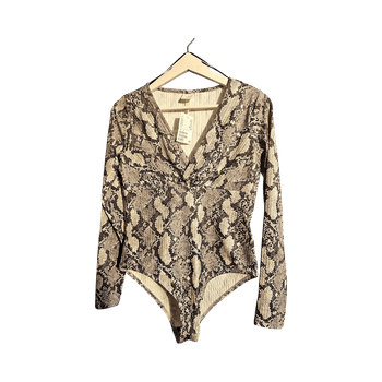NEW Snake print body M
