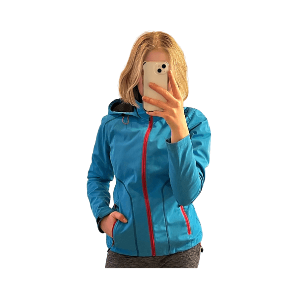 Ice peakin sininen softshell takki