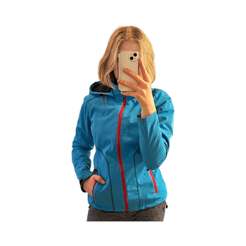 Ice peakin sininen softshell takki