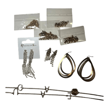 Assorted gold tone jewelry