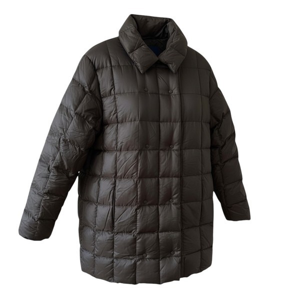 Moncler Lång Dunjacka / Herr Strl 2 (M) – Mörkbrun / Fyrkantig Quilting