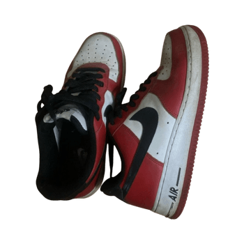 puna-valkoiset nike tennarit