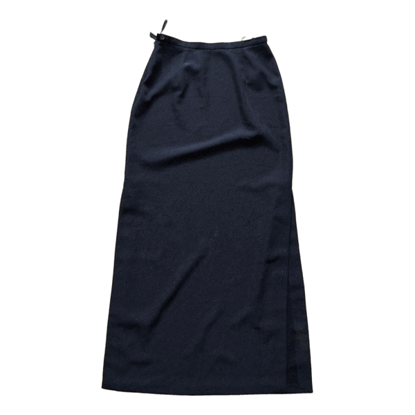 Black midi skirt