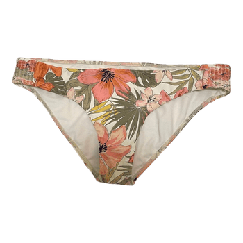 Billabong Tropic Luv Lowrider Bikini Bottom Tropical Floral Swimwear Size L