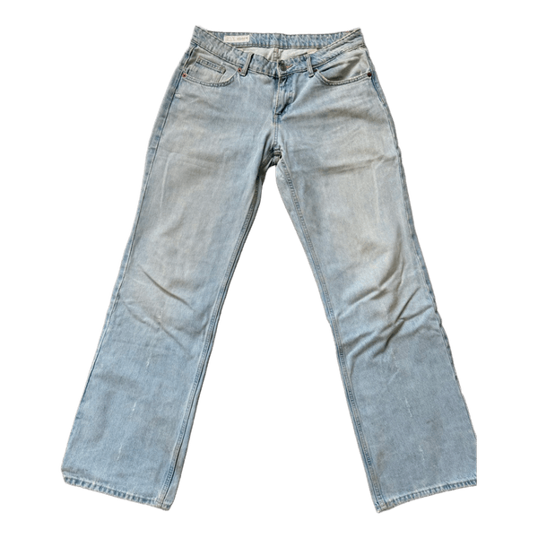 Lyseblå wide-leg jeans