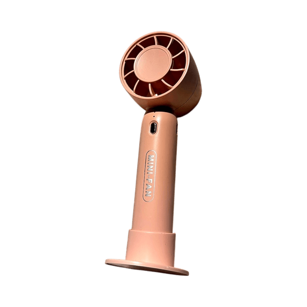 Pink mini fan