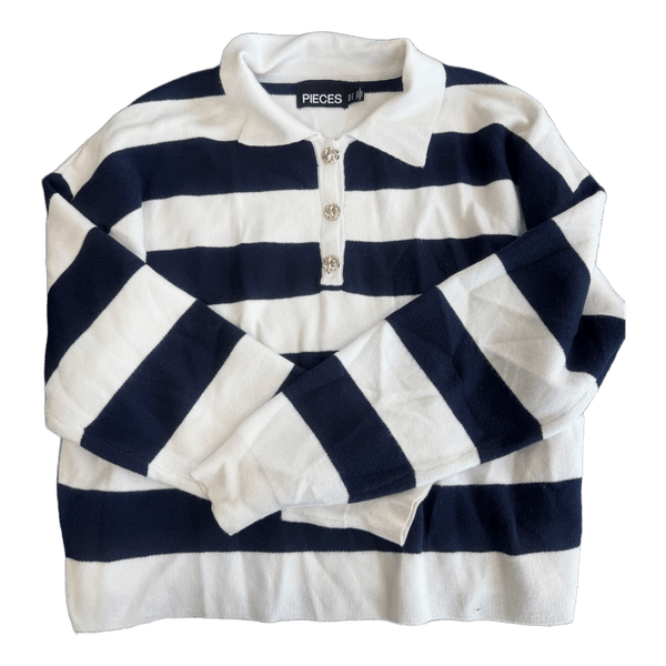 Pieces stribet sweater