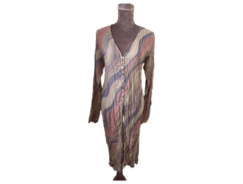 Pastel colored long sleeve dress