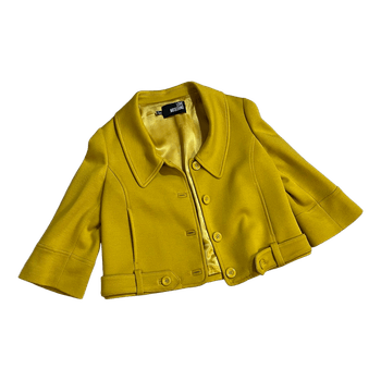 Yellow wool jacket