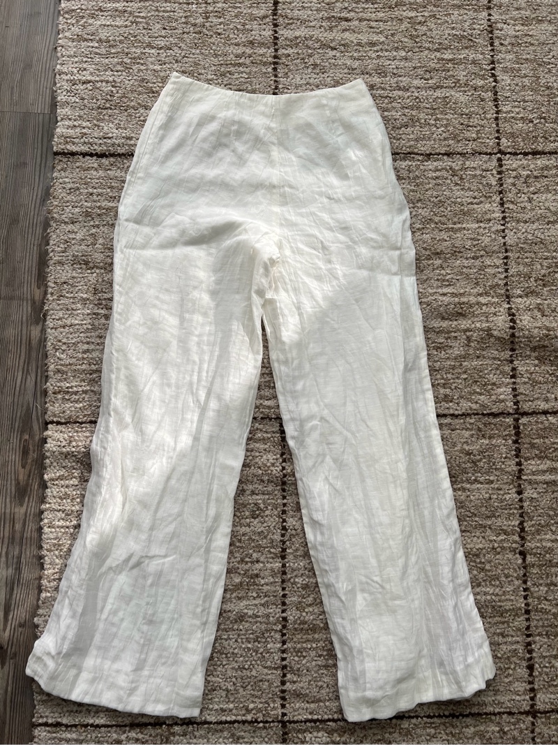 White relaxed trousers €3.00 | Secondhand Shein