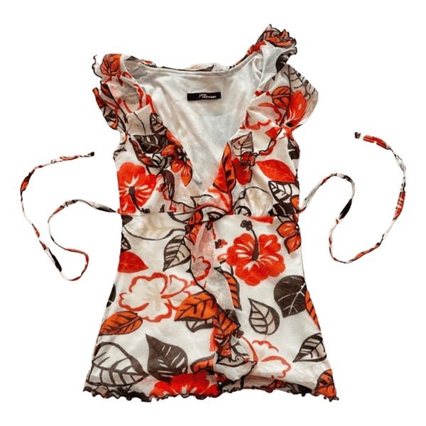 Floral print top