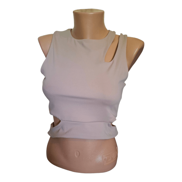 Beige lyhyttoppi