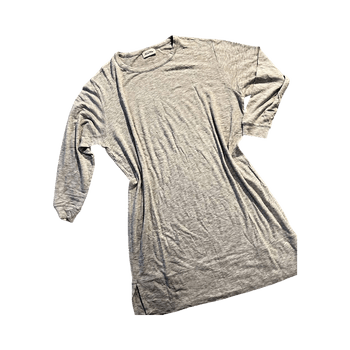 Harmaa pitkähihainen mekko