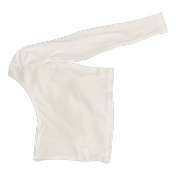 White long-sleeved top