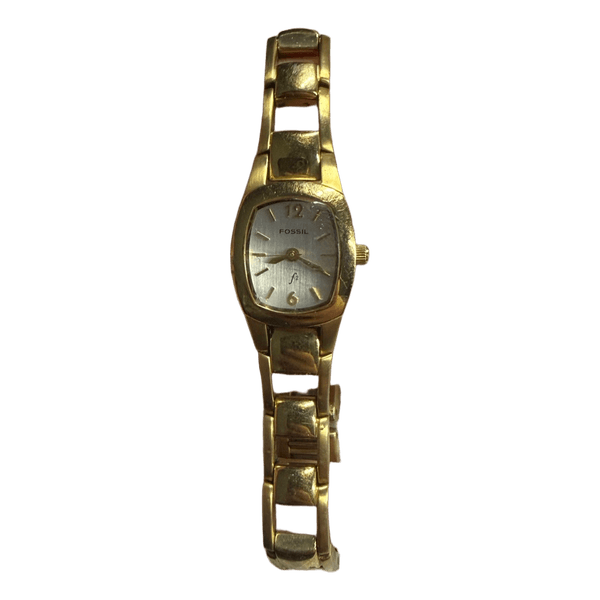 Fossil gold tone watch