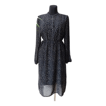 Saint Tropez taškuota dvisluoksnė midi suknelė, XL polka dot double layer midi dress