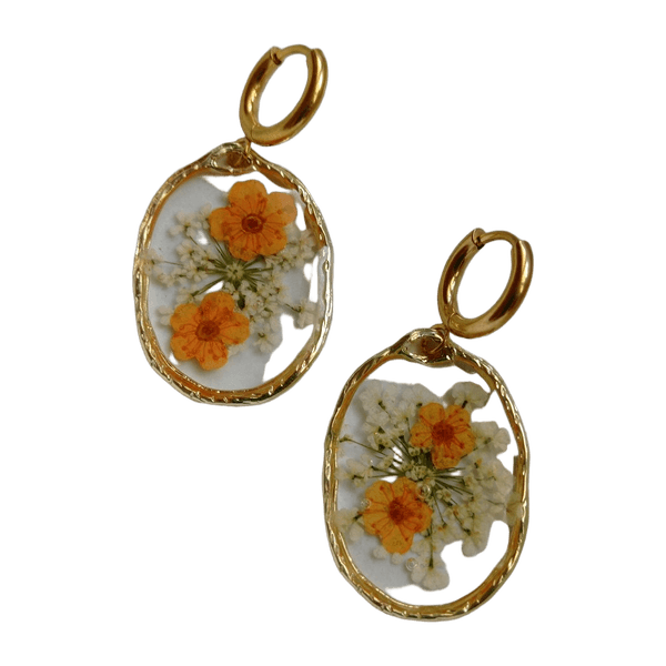 Flower earrings 