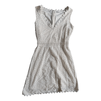 White lace dress