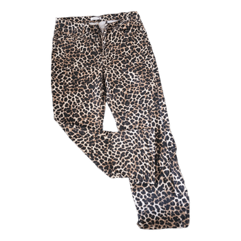 Sinsay leopard print jeans