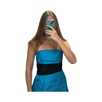 Strapless cocktail dress