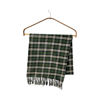 Ralph Lauren Green Check Scarf