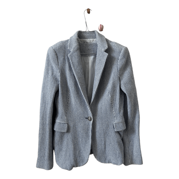 Stribet blazer