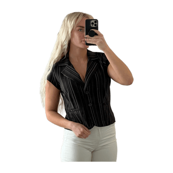 Snap blouse