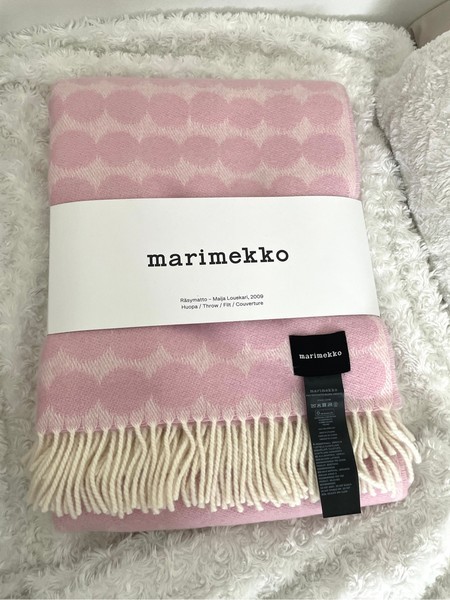 Marimekko Räsymatto throw 130x180cm 🩷