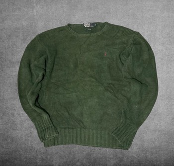 Polo by Ralph Lauren Dark Green Knit Sweater – Size S