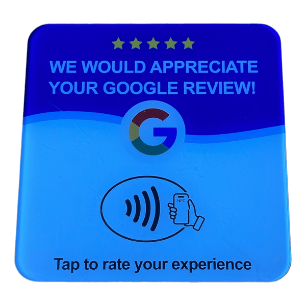 Google review card NFC