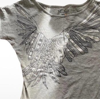 Grey graphic t-shirt