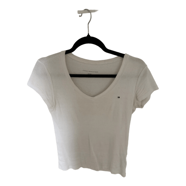 Valkoinen Tommy Hilfiger t-paita