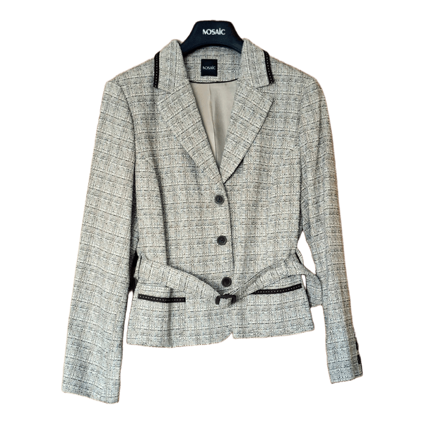 UUS Mosaic villasegune bleiser jakk EU 46 44/NEW Mosaic wool blend blazer jacket EU 46 44