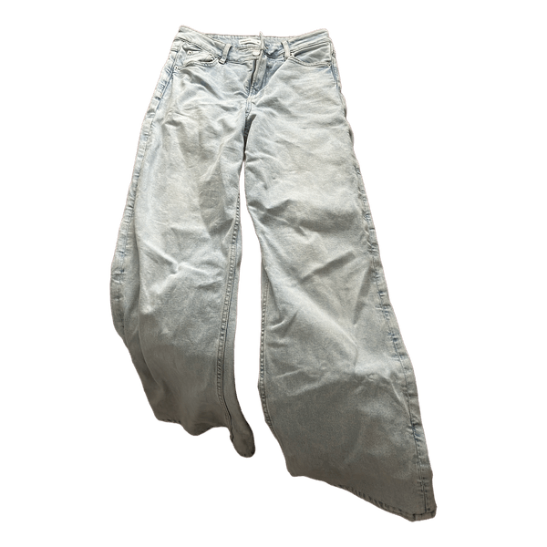 Lyseblå wide leg jeans