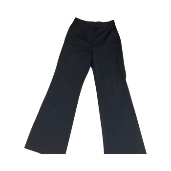 Mustat leveälahkeiset housut