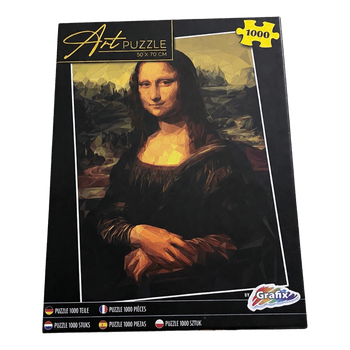 Mona Lisa art puzzle