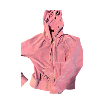 Vaaleanpunainen huppari