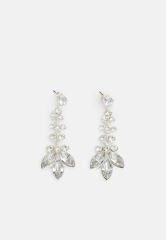 Earrings silver clear
