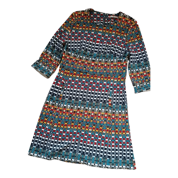 Taillissime geometric patterned dress